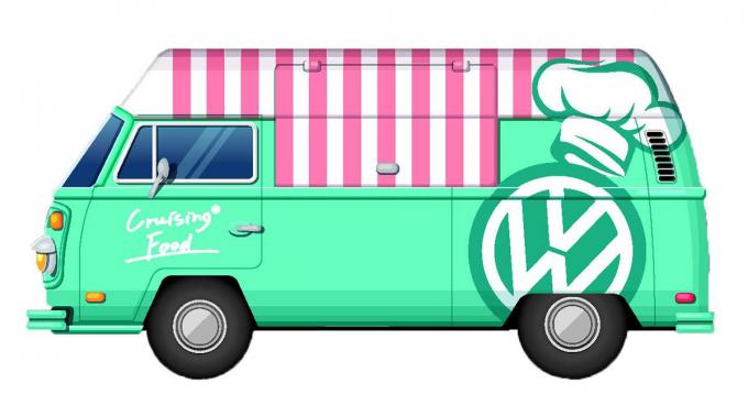 画像ギャラリー かわいいカラーリングのワーゲンバスがやってくる Vwがイベントを盛り上げてくれるキャンペーンを実施 画像1 自動車情報 ニュース Web Cartop