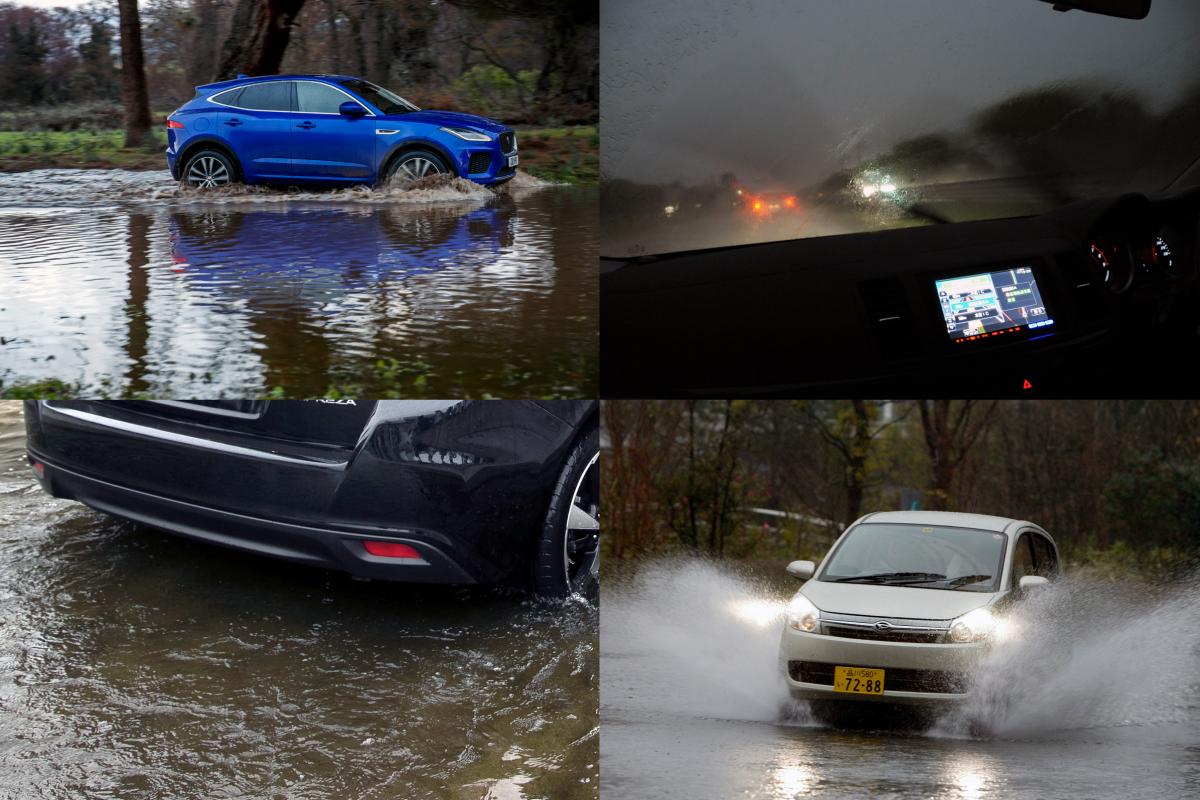 台風や豪雨の被害は人ごとじゃない クルマが水没する恐れのあるときに憶えておくこと４つ 自動車情報 ニュース Web Cartop