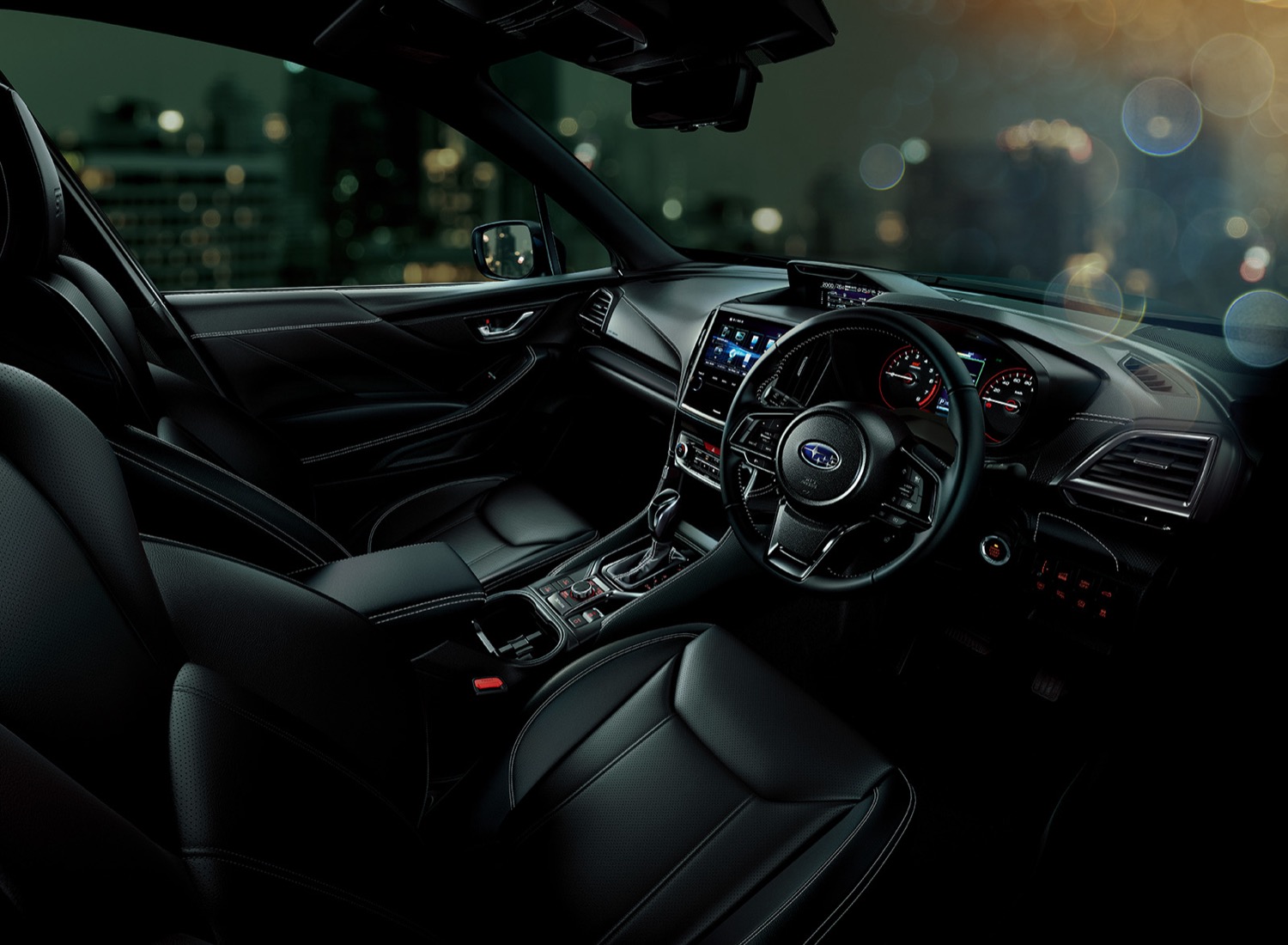 スバル フォレスター STI Sport Black Interior Selectionの内装